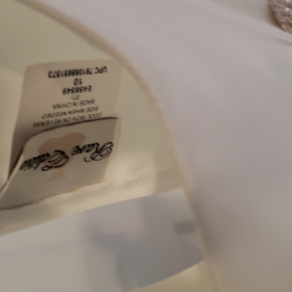 Rare editions girls dress cream and champagne size 10. - Picture 3 of 3